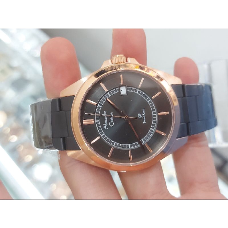 jam original cowok black gold