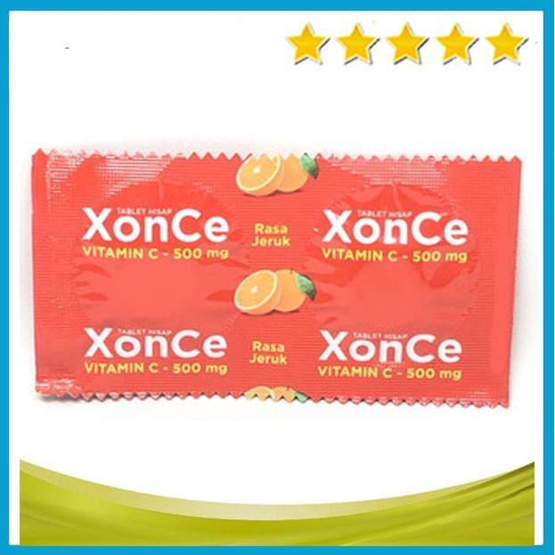 Jual Xonce Mg Tablet Permen Tablet Hisap Vitamin C Rasa Jeruk