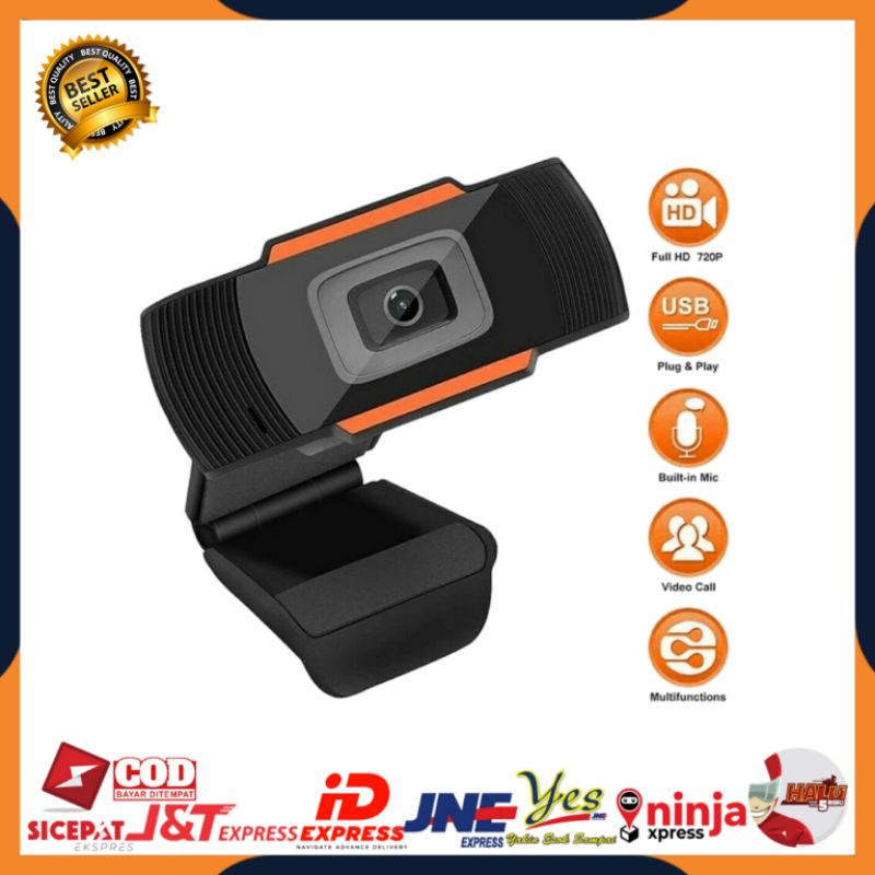 [COD] WEBCAM AUTOFOCUS / WEB CAMERA CAM / KAMERA AUTO FOKUS FOR PC LAPTOP DESKTOP HD720P