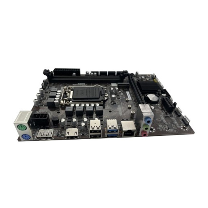 Zzz H510 Motherboard Komputer Desktop 2ddr4 Memory LGA1700 CPUI5 2133/2400/2666MHz RTL8111G/H 1000MB Lan