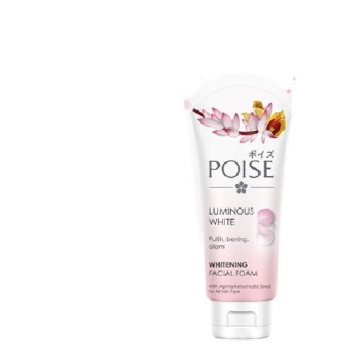 Poise Facial Foam Luminous White Tube 50g x2