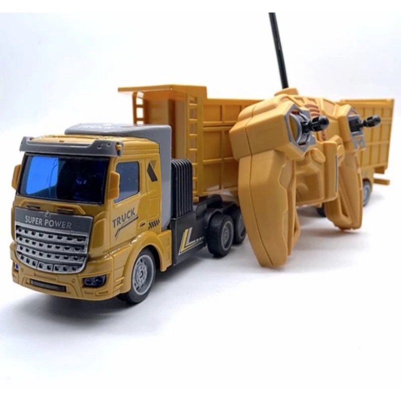 RC Dump Truck Besar Remote Control - Mobil Truk Kontruksi Trailer Muatan Remot Kontrol Anak Edukatif