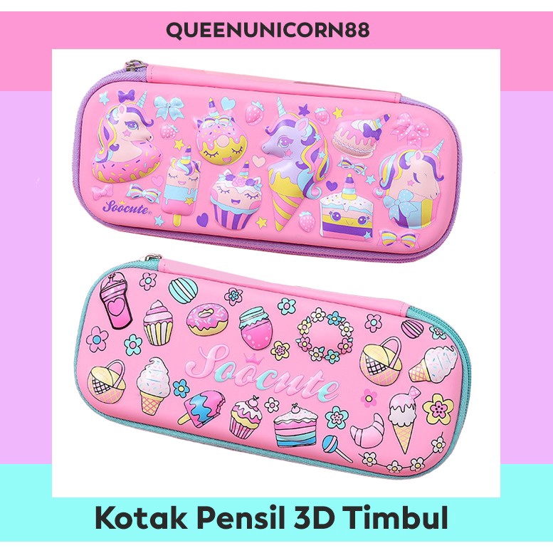 

Tempat Pensil 3D Hadiah Anak Perempuan motif Ice Cream Cake Perlengkapan Anak Sekolah Kotak Pensil 100% Original