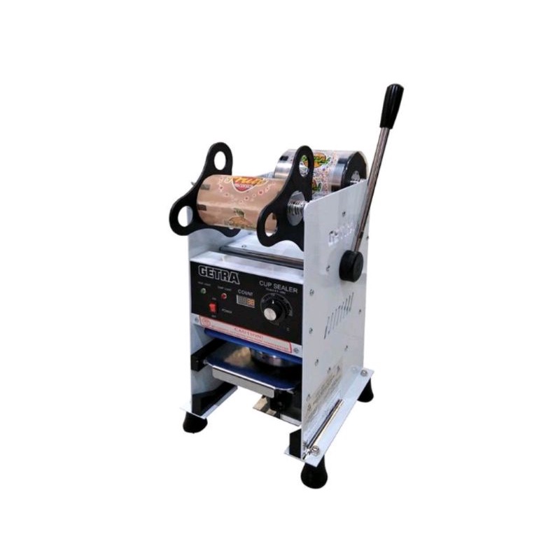 Getra ET-D8S Manual Cup Sealer with Counter Getra SC-D8 Manual Cup Sealer