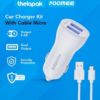 Trend-Car Charger with Cable USB Type-C / Micro Foomee BH27-C BH27-M 2PORT