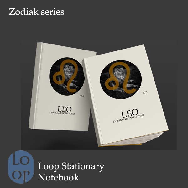 

BUKU TULIS KEREN /NOTEBOOK POCKET AESTHETIC - ZODIAK SERIES - LEO