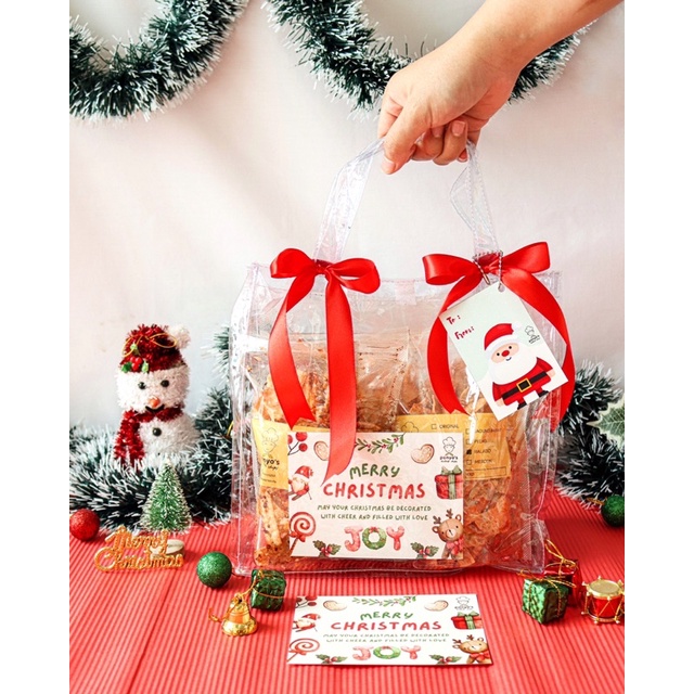 

CHRISTMAS HAMPERS | HADIAH NATAL | KADO NATAL ISI 4 KERIPIK