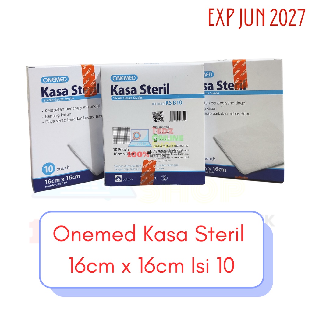 Kasa Steril Onemed 16x16cm Isi 10