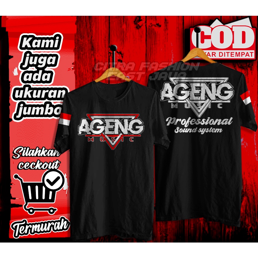 Jual Kaos Adella Audio Sound Ageng Music Professional Sound System