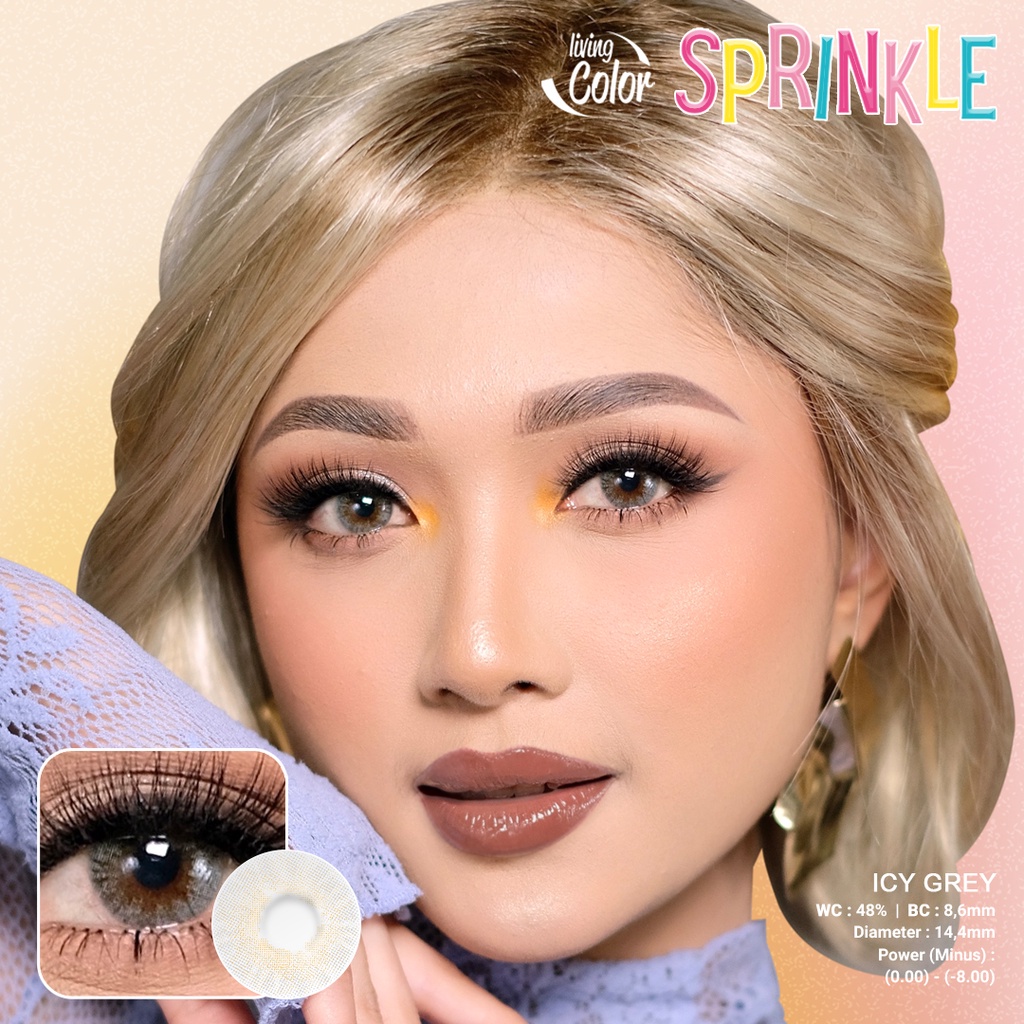 ❤ RATU ❤ Softlens Sprinkle Diameter 14.4mm By Living Color Irislab | Softlen Normal | Lensa Kontak