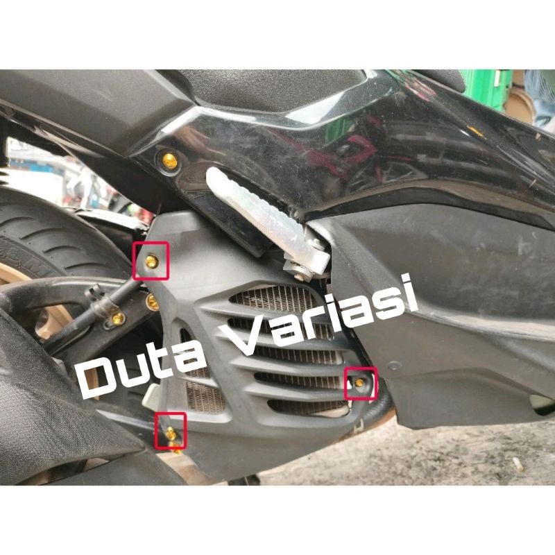 NACOM DV Baut Tutup Radiator Standar Nmax,Aerox,Lexi