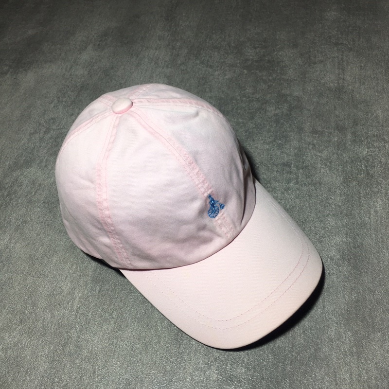 Topi Bean Pole Pink - Cap Blue Logo Original Second / Bekas