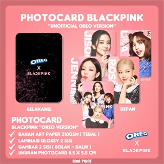 Image of PHOTOCARD BLACKPINK X OREO Unofficial