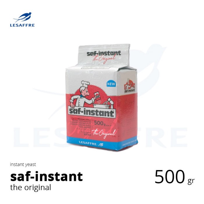 

Ragg Saf Instant Red, Dry Yeast Ragi Kering Instant Per 500 Gr