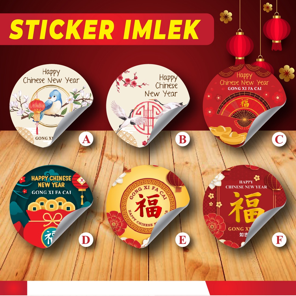 

Stiker Sticker Hiasan Aksesoris Imlek - Chinese New Year A2 (40 pcs)