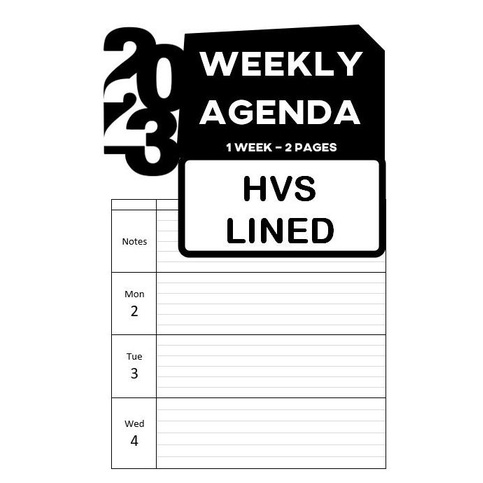 

WEEKLY AGENDA 2023 LOOSE LEAF A5 B5 A4 PLANNER NOTEBOOK NOTEPAD BUKU terlaris