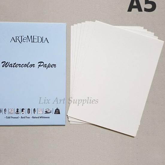 

Terlaris!! ARTeMEDIA Watercolor Paper A5 12 lembar / Kertas Cat Air .. .. .. ..