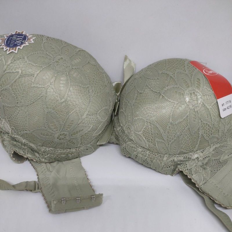 Sorex Bra Set (BH+CD) 17116 cup 3/4 setara B-C,  busa,  kawat kait 3 (36-42)