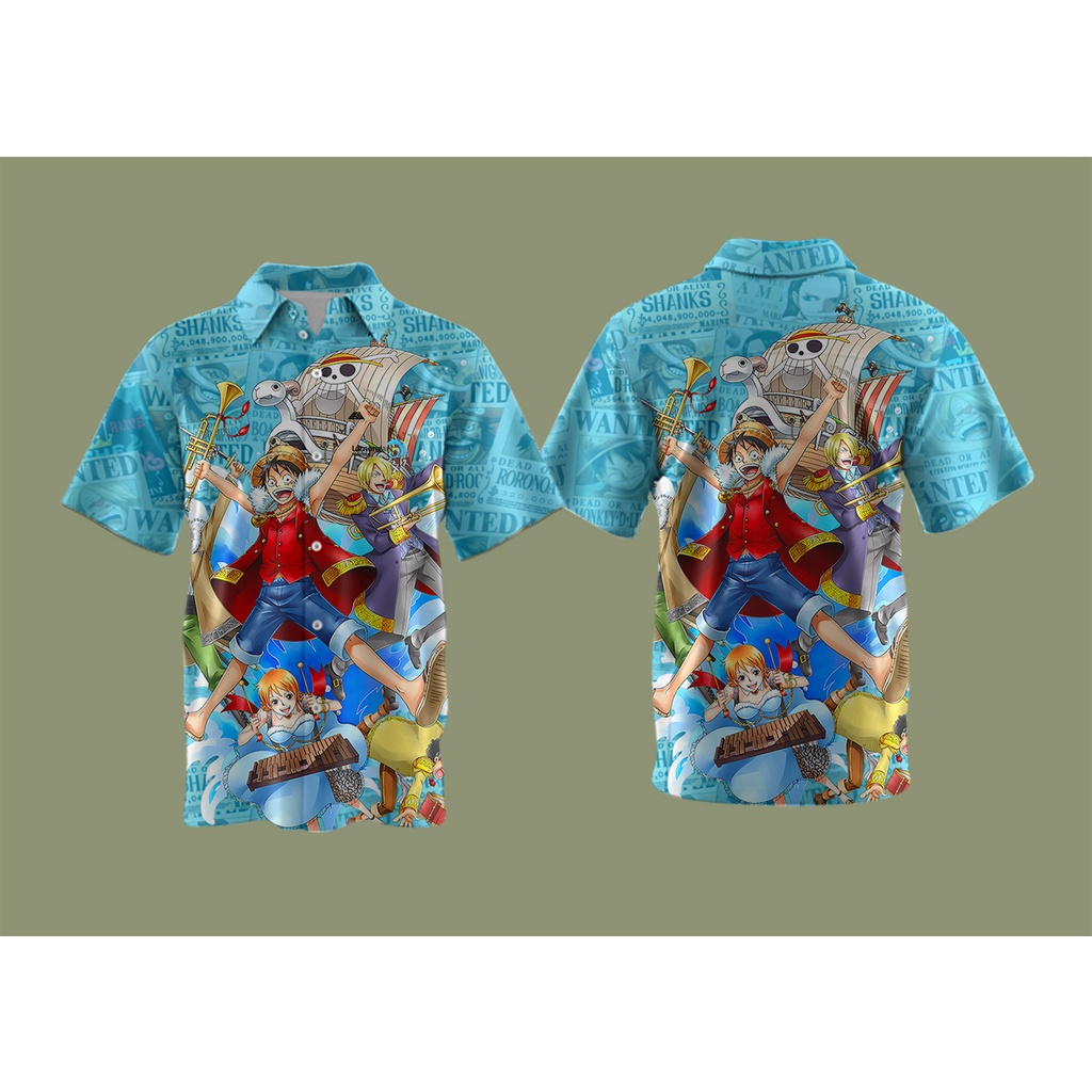 KAOS PRIA KAOS KARTUN KARTUN ONE PIECE KEOS ONE PIECE KEMEJA ONE PIECE PRINTING ART 7