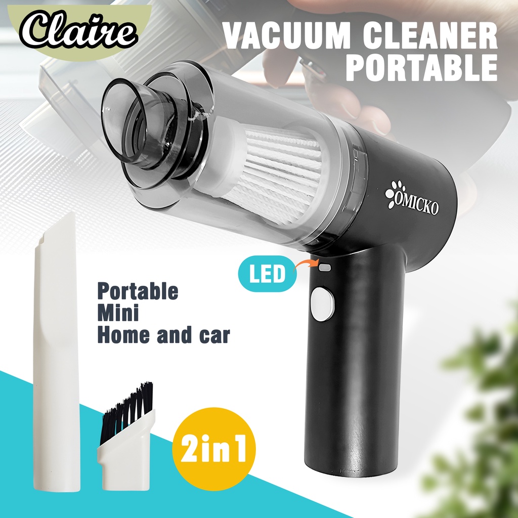 Vacuum Cleaner Portable Mini / Vakuum Penghisap Debu Mobil, Meja, Rumah A044