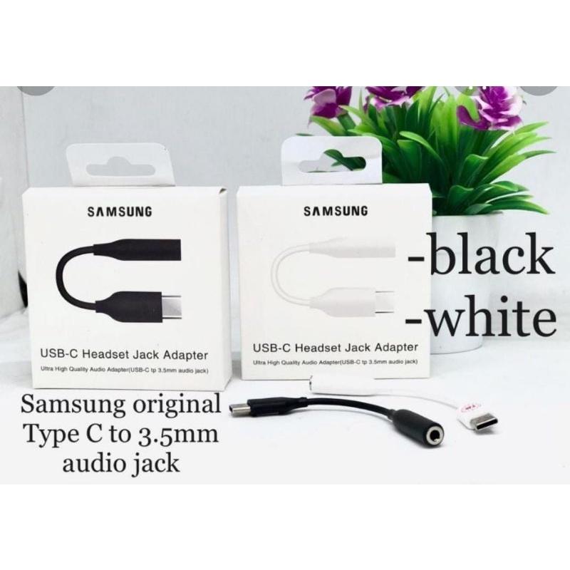 Convertor type C to headphone jack 3,5mm original / sambungan headset