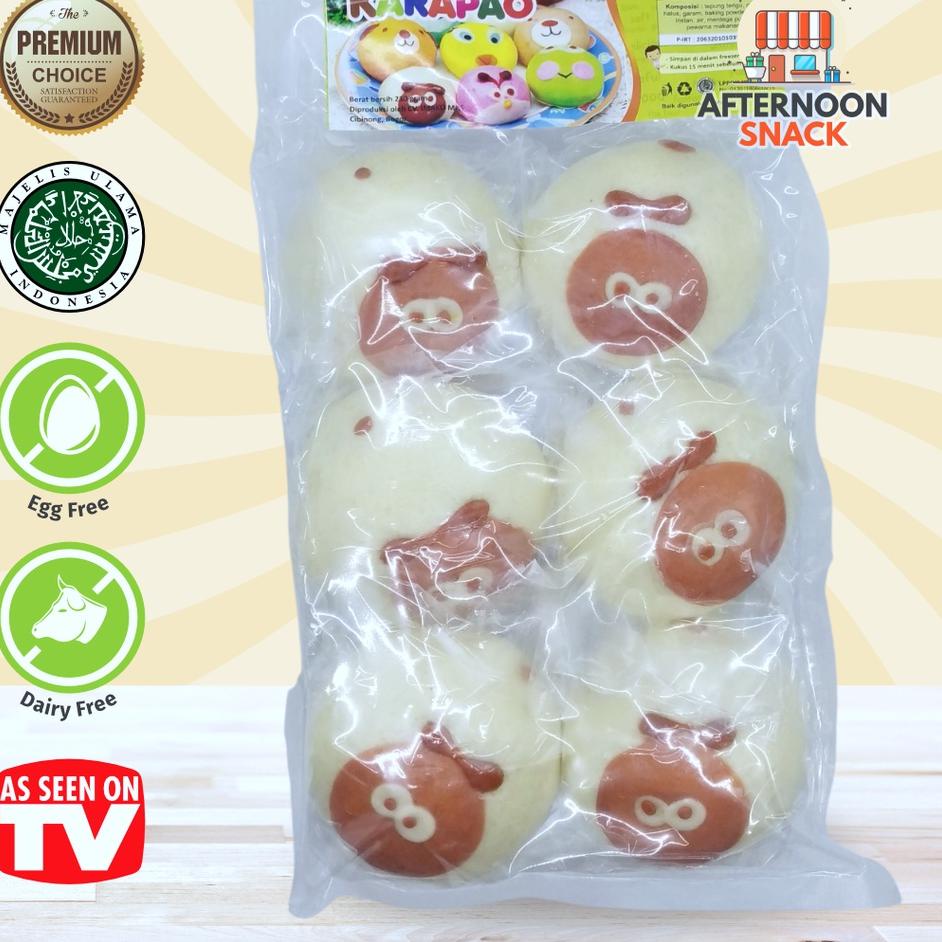 

8.8 Karapao Bakpao Bapau Karakter 1 Pack 1 Rasa Kualitas Premium