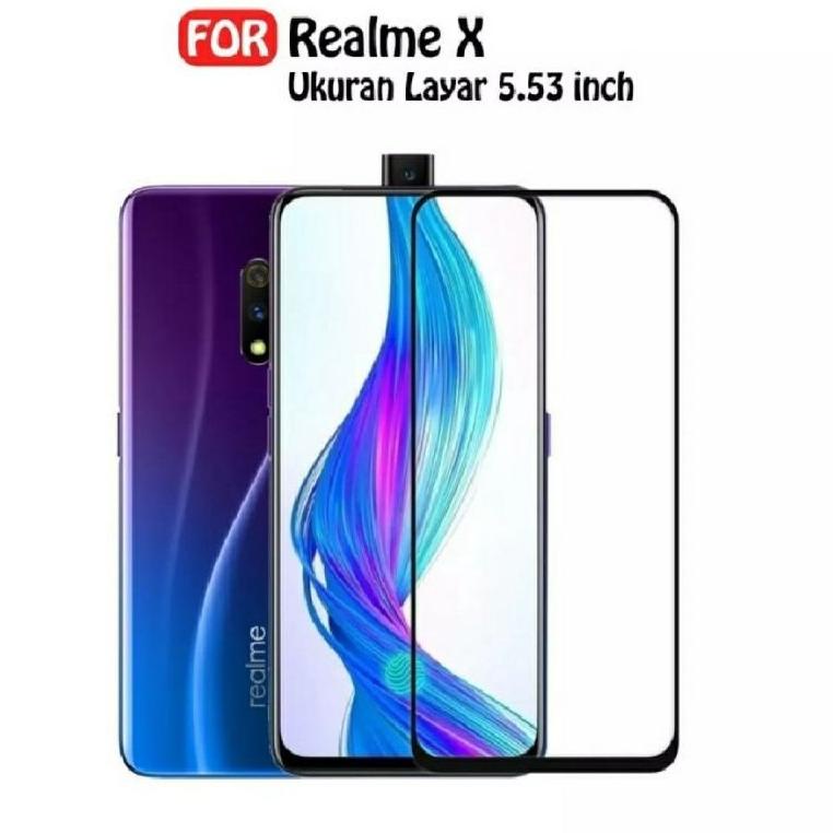 ⇻ • TG TEMPERED GLASS REALME FULL 5D / Anti Gores / Pelindung layar 5D FULL ALL TYPE REALME 5 5 PRO 