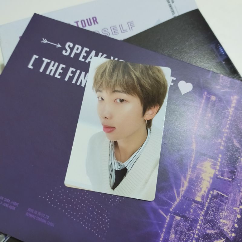 namjoon RM rpc dvd speak yourself the final (baca desk)