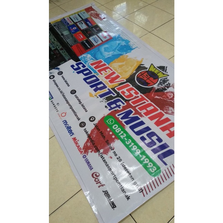 Banner / Spanduk / X-Banner (per meter) untuk usaha/bisnis/acara