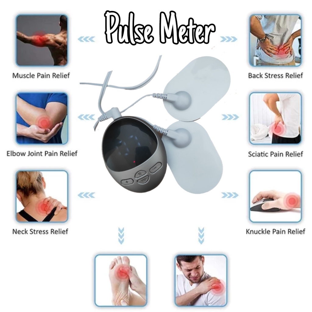 Pulse Meter Alat Pijat Badan / Mesin Therapy Pijat Akupuntur / Terapi Elektrik Alat Berfungsi Membantu Melatih Syaraf