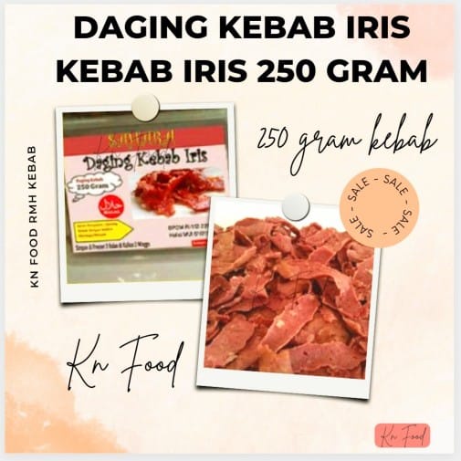 

Daging Kebab Sudah Di Iris Dipanggang 250 gr