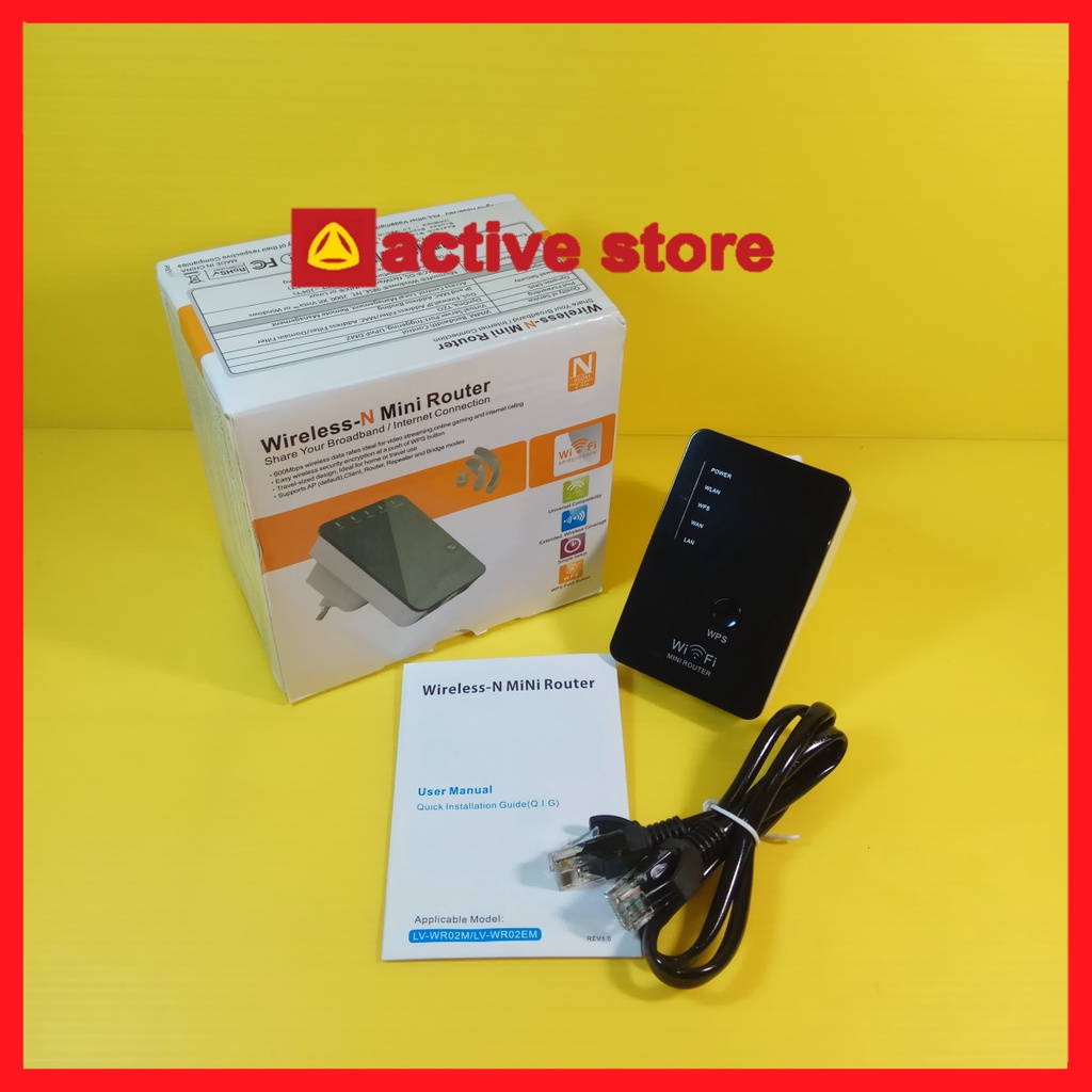 Wifi Booster Repeater Extender With 2 LAN Port