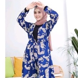 PGMT - ZEZE KIMONO CARDY ONE SET DAILY TIE DYE PAJAMAS RAYON VISCOSE