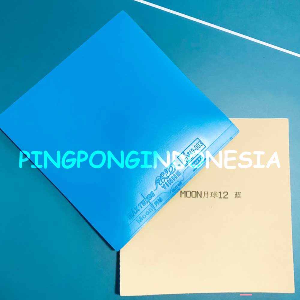 Yinhe Moon 12 Blue - Karet Pingpong Rubber Tenis Meja Bet Bat OFF Moon Biru