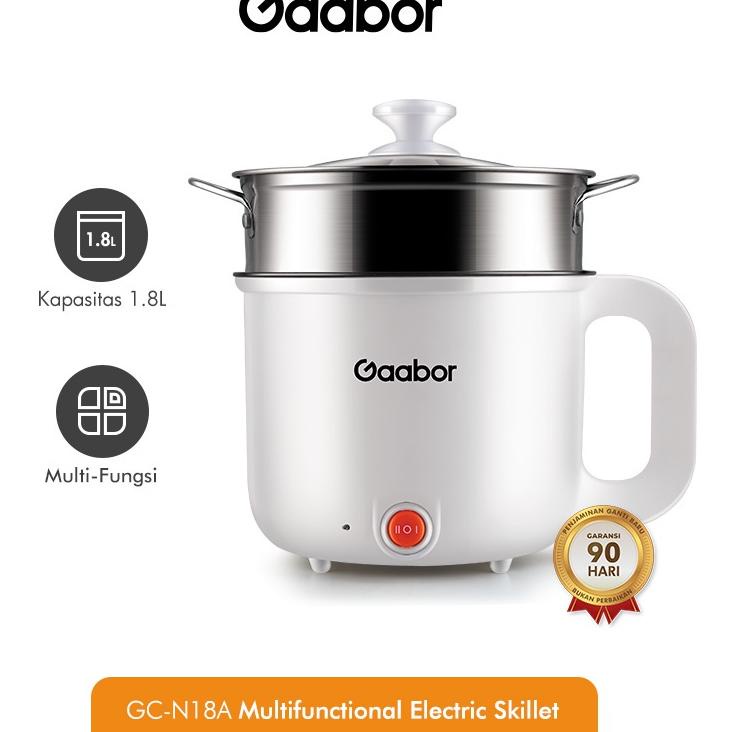 [KODE 77]  Gaabor Panci Listrik 0,7 L Multifungsi-Panci Listrik Multifungsi Panci Elektrik Serbaguna