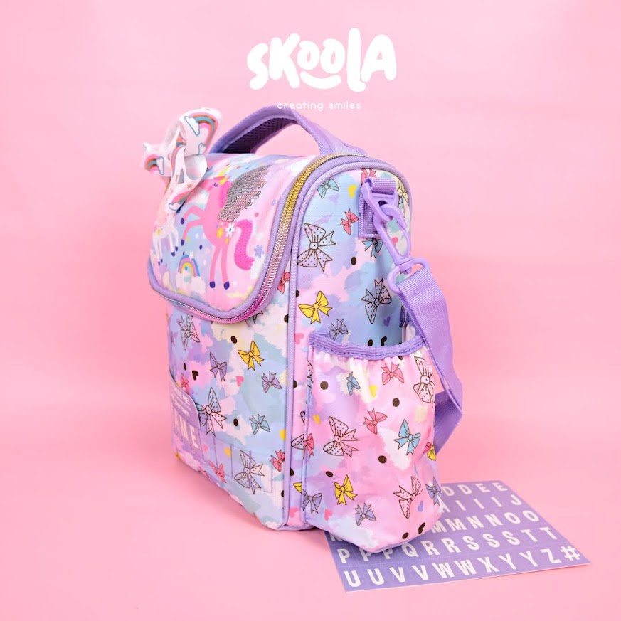 Skoola Tas Bekal Lunch Bag Box Tempat Makan Anak Perempuan Unicorn Mermaid - Dosira