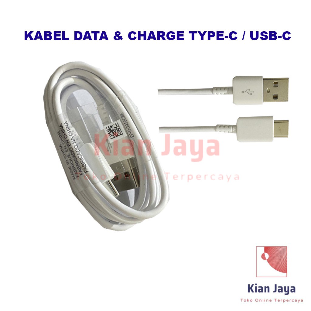 Travel Charger Samsung Galaxy S8 / S9 / Note 8 Fast Charging Pengisian Daya Cepat Kabel Cable USB Type Tipe C Original OEM Travel Adaptor Casan Hp Ori