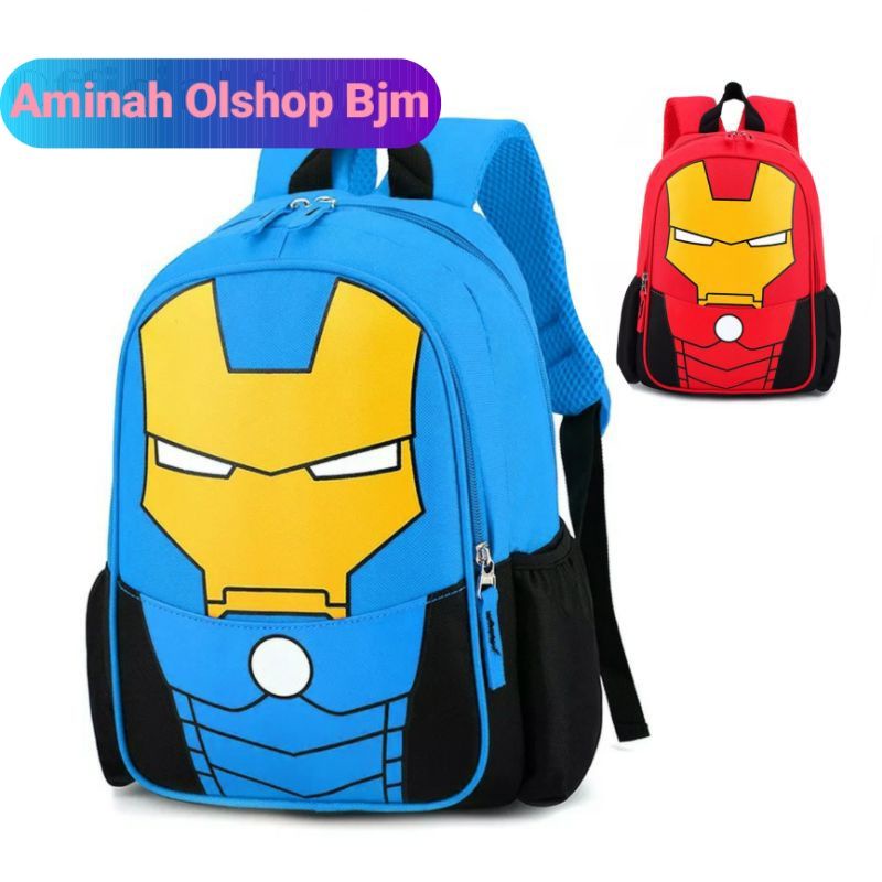 IRONMAN | Tas anak laki-laki Karakter kartun marvel | tas anak sd tk Terbaru new
