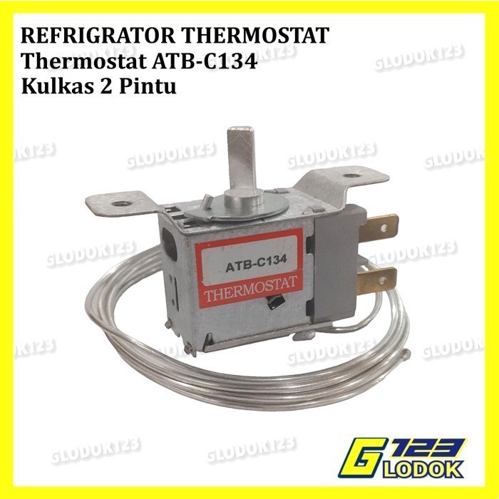 Thermostat Kulkas Kaca Sokis Freezer Pengatur Suhu Pendingin ATB 134