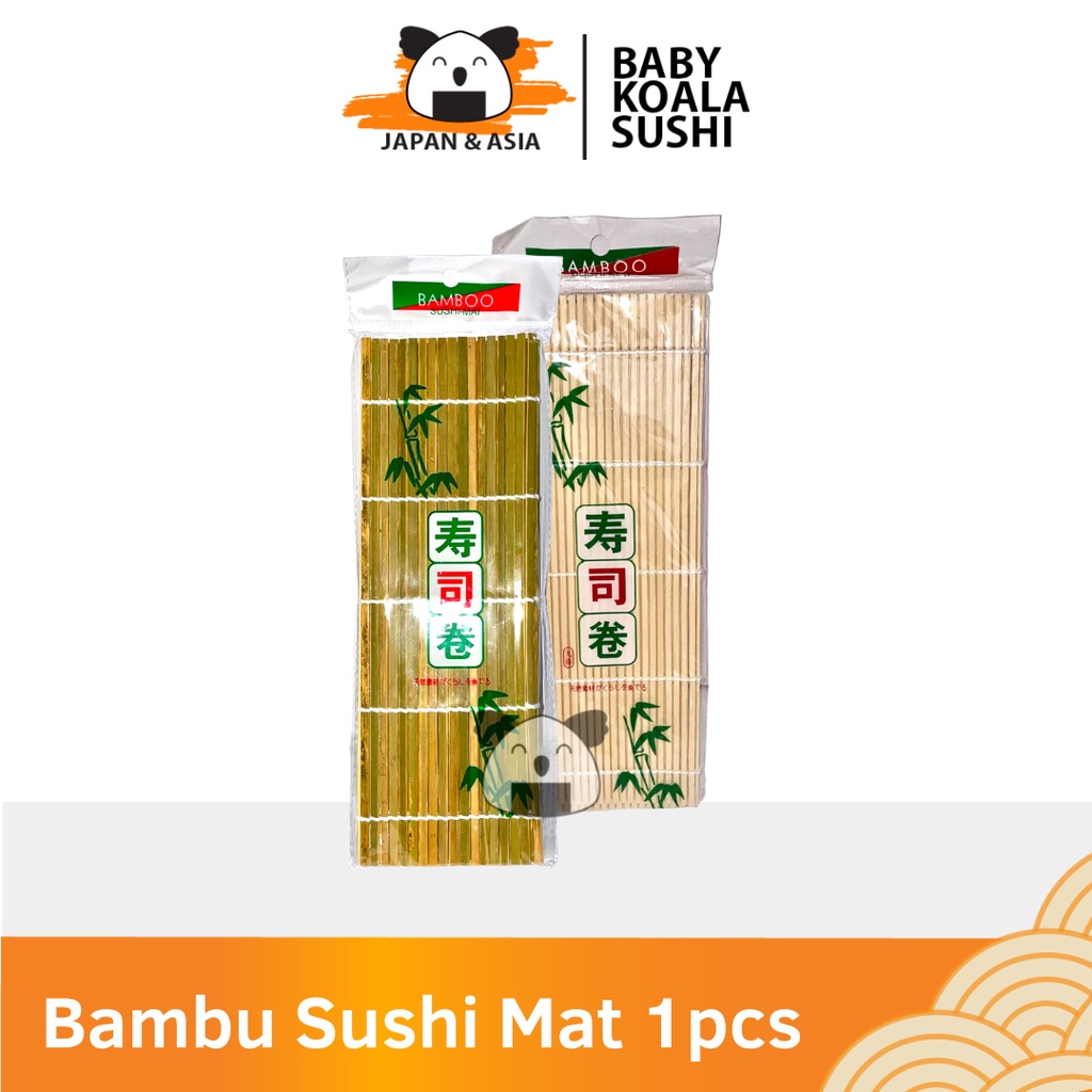 BAMBOO SUSHI MAT ROLLER Bambu Penggulung Sushi 1 Pcs | Simpul Non Simpul