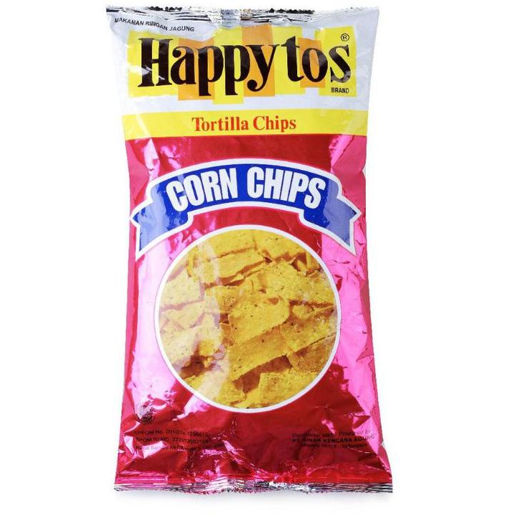 

⇹ Happy Tos Tortilla Chips Corn Merah 160g り