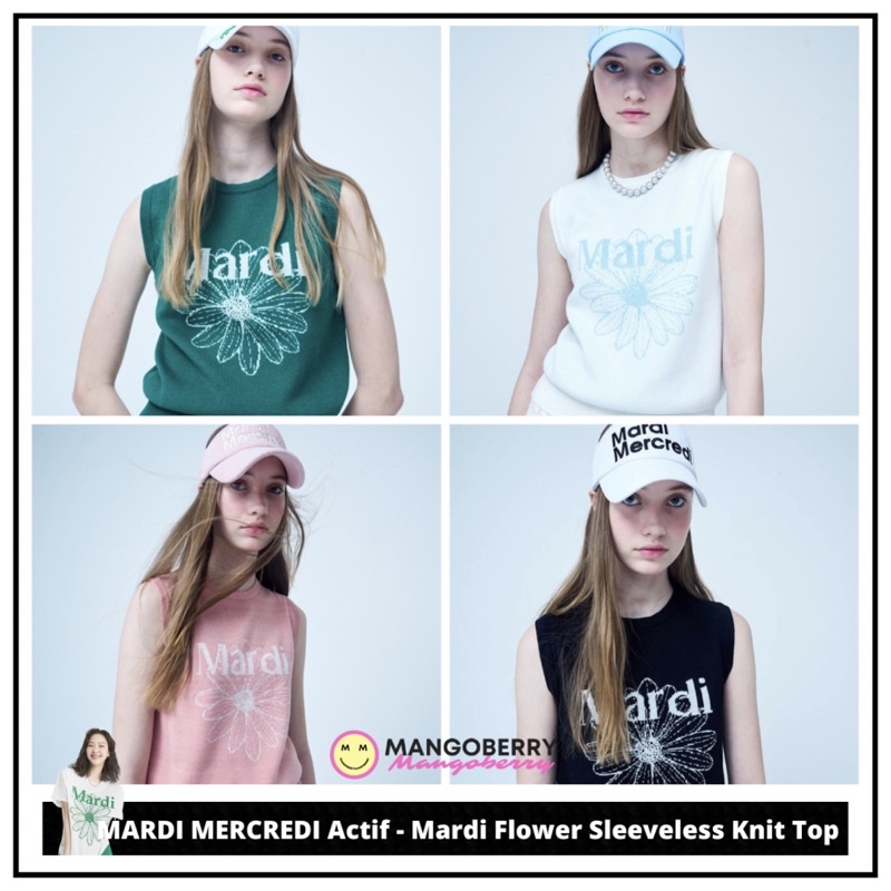 MARDI MERCREDI Actif - Mardi Flower Sleeveless Knit Top