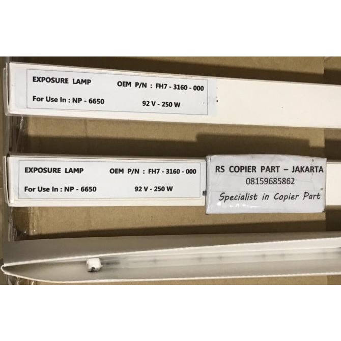 Exposure / Expose Lamp 110V (E/L) NP 6650 - 92V-250Watt