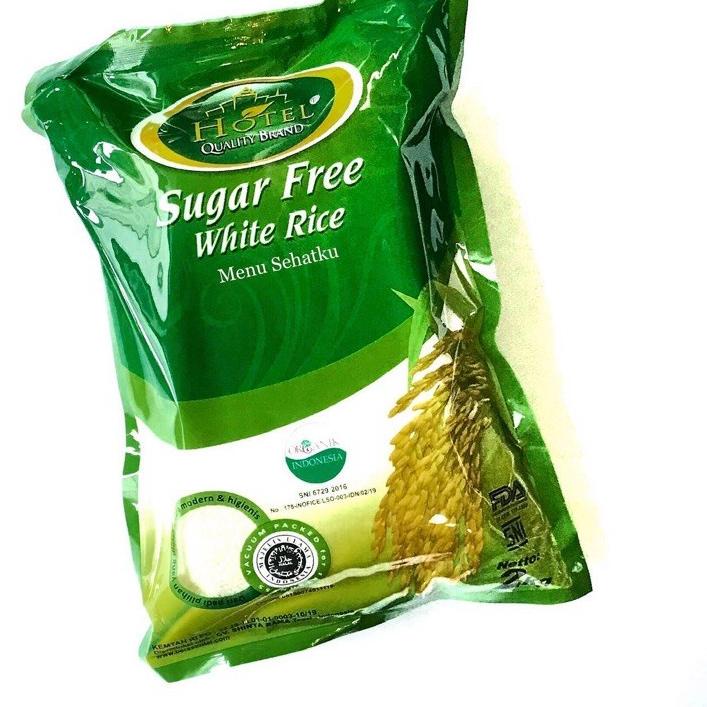 

め BERAS HOTEL SUGAR FREE 2KG - cocok untuk penderita diabetes ㅽ
