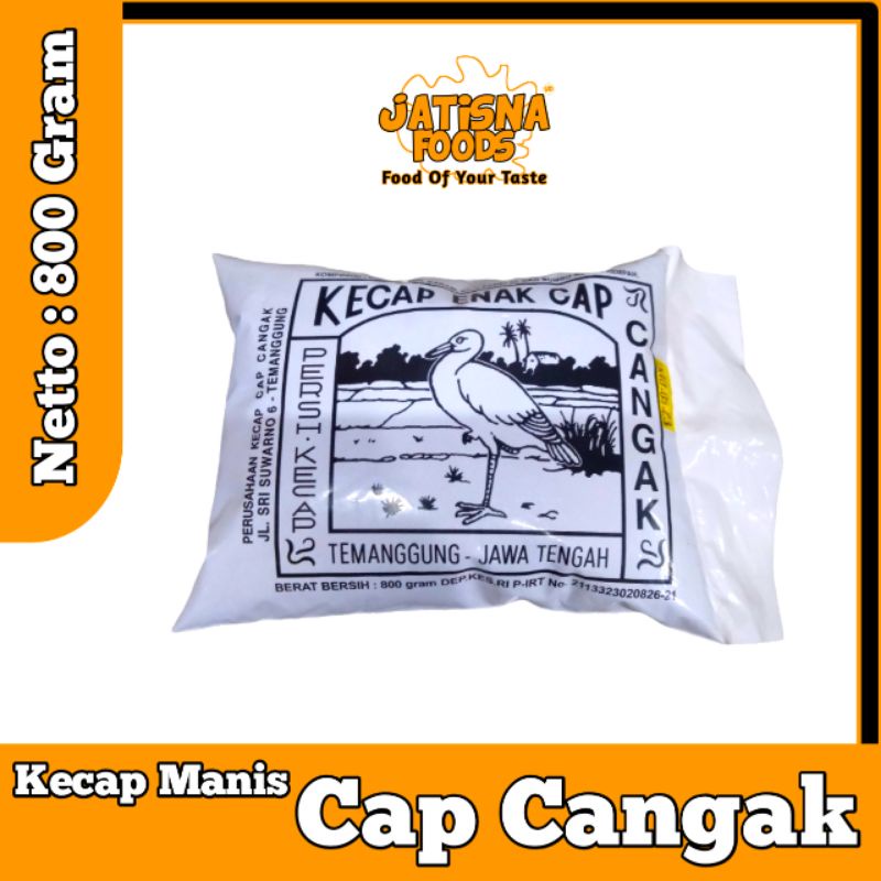 

Kecap Manis Cap Burung Cangak Refill ( 800 gram )