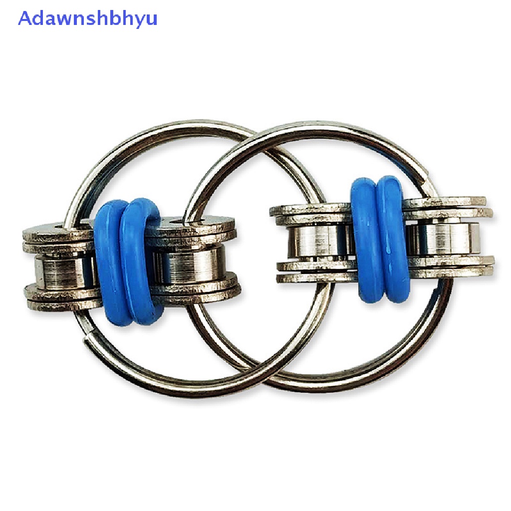 Adhyu Kunci Ring Hand Spinner Fidget Toy Untuk Autism Spinner Mengurangi Stress 5.5 * 2.8cm ID