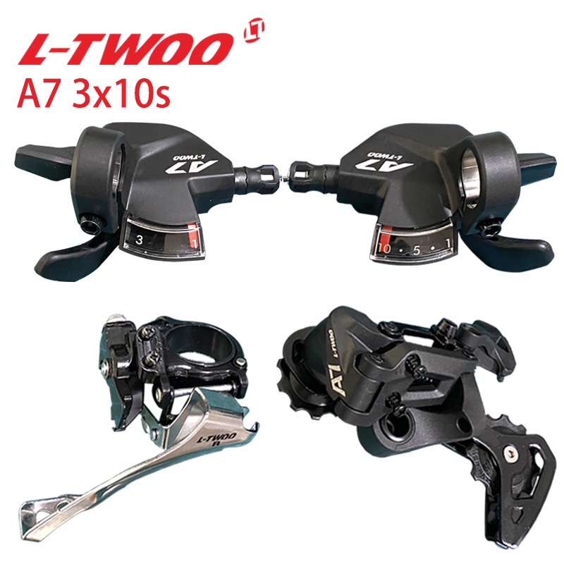 MINI GROUPSET SHIFTER FD RD LTWOO A7 3 X 10 - 30 SPEED - MTB SELI FLAT BAR