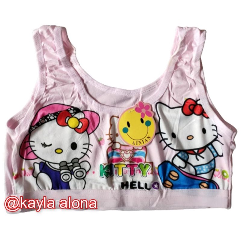 MINISET ANAK WARNA HELLO KITTY &quot; AINIAN &quot; ( Tanpa Busa )