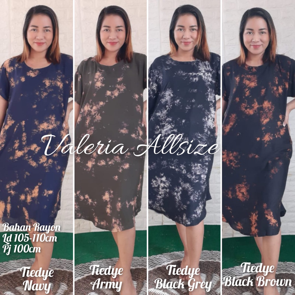 Daster Payung Kekinian Motif Leopard Bali Kultur L XL 2XL Jumbo Rayon Adem Baju Tidur Wanita