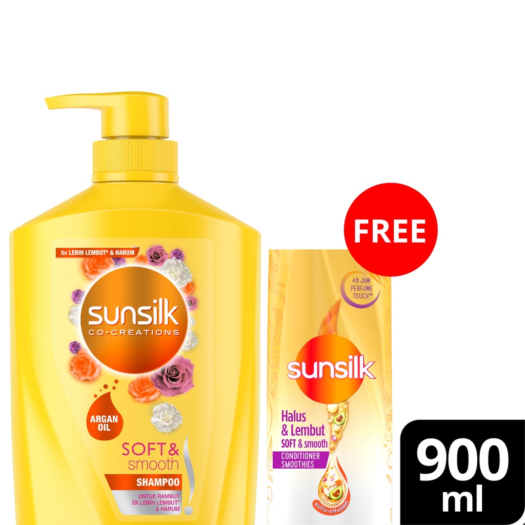 Jual Buy Sunsilk Shampoo Soft And Smooth 900ml Free Sunsilk Conditioner Smoothies Rambut Lembut 1892